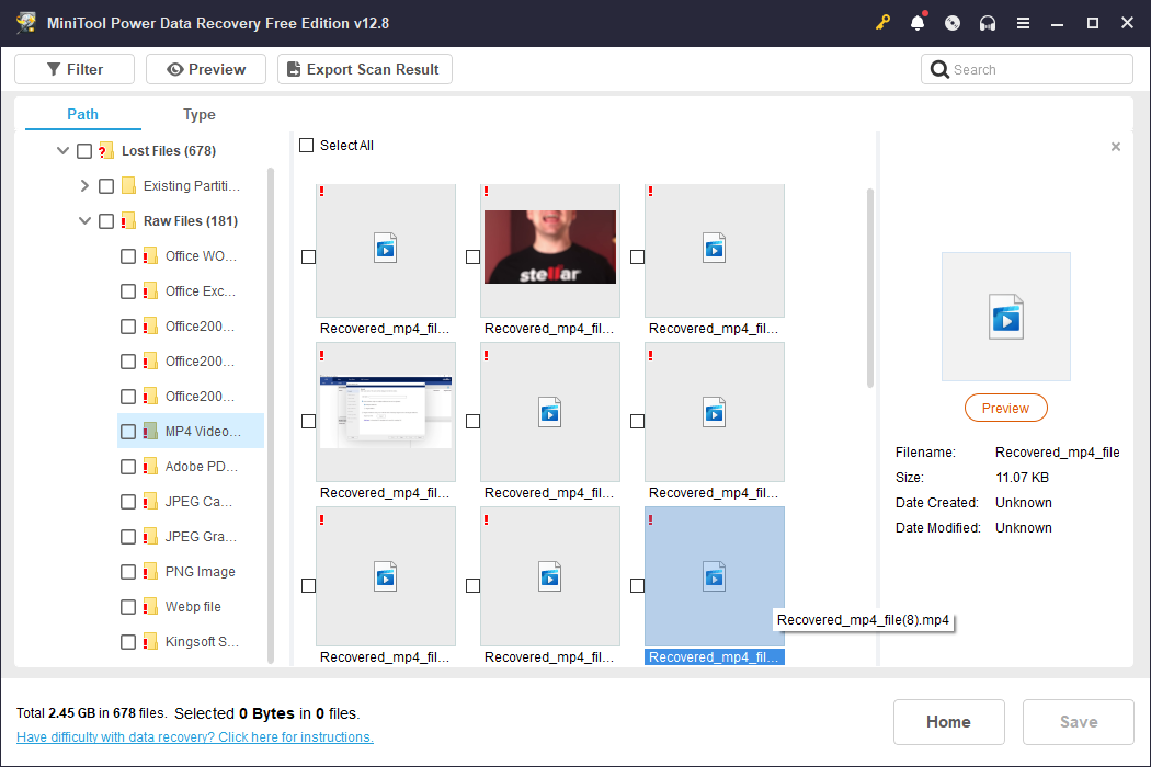 MiniTool Data Recovery Free